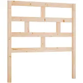 vidaXL Hoofdbord 81x4x100 cm massief grenenhout