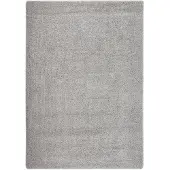 vidaXL Vloerkleed shaggy anti-slip 160x230 cm lichtgrijs