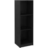vidaXL Boekenkast/kamerscherm 36x33x110 cm massief grenenhout zwart