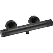Ben Engraved Line douche thermostaatkraan mat zwart