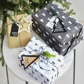 Ginger Ray Kerstlabels Houten Iconen
