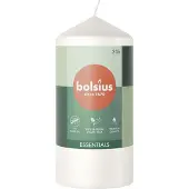 Bolsius 4 stuks witte stompkaars 120/58 (33 uur) cloudy white