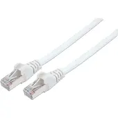 Intellinet 741415 RJ45 Netwerkkabel, patchkabel CAT 6a (losse kabel CAT 7) S/FTP 10.00 m Wit Halogeenvrij 1 stuk(s)