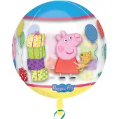 Amscan - Peppa Pig See-Thru ballon 38 x 40 cm.