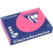 Clairefontaine Trophée Intens, gekleurd papier, A4, 80 g, 500 vel, fuchsia