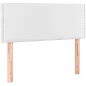 vidaXL Hoofdbord 80x5x78/88 cm kunstleer wit