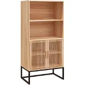 vidaXL Hoge kast 60x35x125 cm bewerkt hout