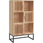 vidaXL Hoge kast 70x35x125 cm bewerkt hout