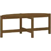 vidaXL Salontafel 118x63x45 cm massief grenenhout honingbruin