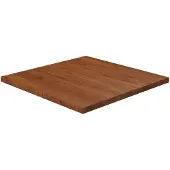 vidaXL Tafelblad vierkant 60x60x2,5cm behandeld eiken donkerbruin