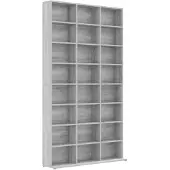 vidaXL Cd-kast 102x23x177,5 cm bewerkt hout grijs sonoma eikenkleurig