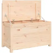 vidaXL Bankje 80x41x77 cm massief grenenhout