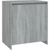vidaXL Dressoir 70x41x75 cm bewerkt hout grijs sonoma eikenkleurig