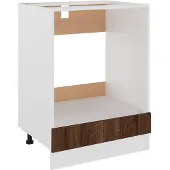 vidaXL Ovenkast Lyon 60x46x81,5 cm bewerkt hout bruin eikenkleur