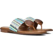 Noa Harmon Dames Slippers 9275 - Blauw - Maat 37