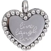 Go Dutch Label Hanger live laugh love Zilver
