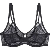 Triumph Signature Sheer W01 EX Dames Beha - Zwart - Maat F080