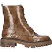 Tamaris - Veterschoenen Hoog Zwartlak Maat 37