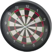 Gerimport Wandklok - dartbord - 30 cm - Wandklokken