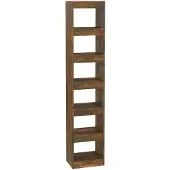 vidaXL Boekenkast/kamerscherm 40x30x198 cm gerookt eikenkleurig