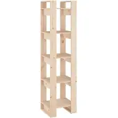 vidaXL Boekenkast/kamerscherm 41x35x160 cm massief grenenhout