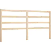 vidaXL Hoofdbord 206x4x100 cm massief grenenhout