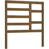 vidaXL Hoofdbord 81x4x104 cm massief grenenhout honingbruin