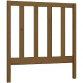 vidaXL Hoofdbord 95x4x100 cm massief grenenhout honingbruin