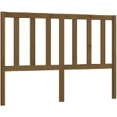 vidaXL Hoofdbord 141x4x100 cm massief grenenhout honingbruin