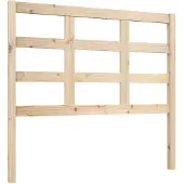 vidaXL Hoofdbord 105,5x4x100 cm massief grenenhout