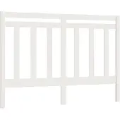 vidaXL Hoofdbord 166x4x100 cm massief grenenhout wit