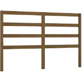 vidaXL Hoofdbord 156x4x100 cm massief grenenhout honingbruin