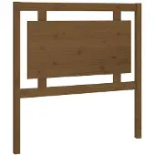 vidaXL Hoofdbord 95,5x4x100 cm massief grenenhout honingbruin