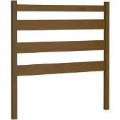 vidaXL Hoofdbord 106x4x100 cm massief grenenhout honingbruin
