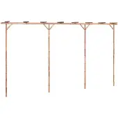 vidaXL Pergola 385x40x205 cm bamboe