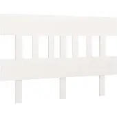 vidaXL Hoofdbord 143,5x3x81 cm massief grenenhout wit