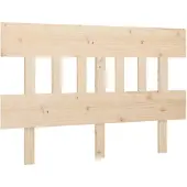 vidaXL Hoofdbord 153,5x3x81 cm massief grenenhout