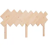 vidaXL Hoofdbord 159,5x3x80,5 cm massief grenenhout