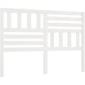 vidaXL Hoofdbord 166x4x100 cm massief grenenhout wit