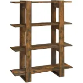 vidaXL Boekenkast/kamerscherm 100x30x123,5 cm gerookt eikenkleurig