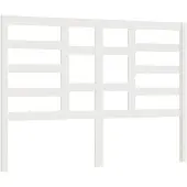 vidaXL Hoofdbord 146x4x104 cm massief grenenhout wit