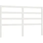 vidaXL Hoofdbord 166x4x100 cm massief grenenhout wit