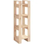vidaXL Boekenkast / kamerscherm 41x35x125 cm massief grenenhout