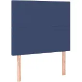 vidaXL Hoofdbord blauw 80x5x118/128 cm stof