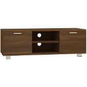 vidaXL Tv-meubel 120x40,5x35 cm bewerkt hout bruin eikenkleur