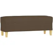 vidaXL Bankje 100x35x41 cm stof bruin
