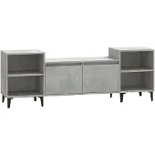 vidaXL Tv-meubel 160x35x55 cm bewerkt hout betongrijs