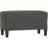 vidaXL Bankje 70x35x41 cm fluweel donkergrijs