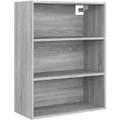 vidaXL Hangkast 69,5x32,5x90 cm grijs sonoma eikenkleurig