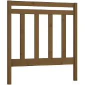 vidaXL Hoofdbord 95x4x100 cm massief grenenhout honingbruin